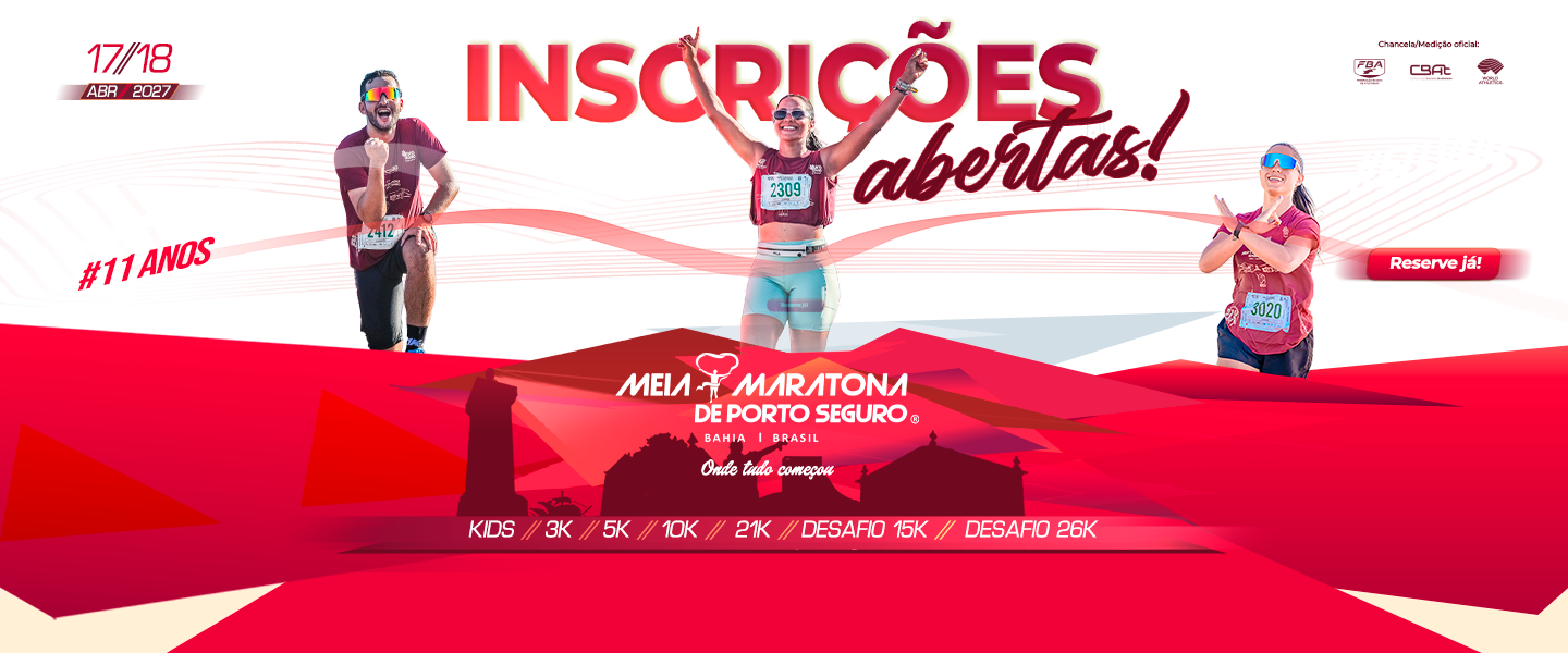 Meia Maratona de Porto Seguro 2027