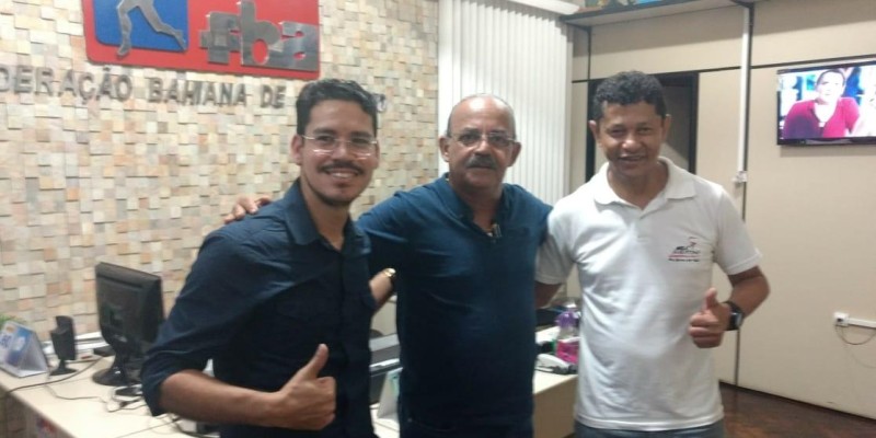 A Vida Sport entrega relatório na sede da Federação Baiana de Atletismo.