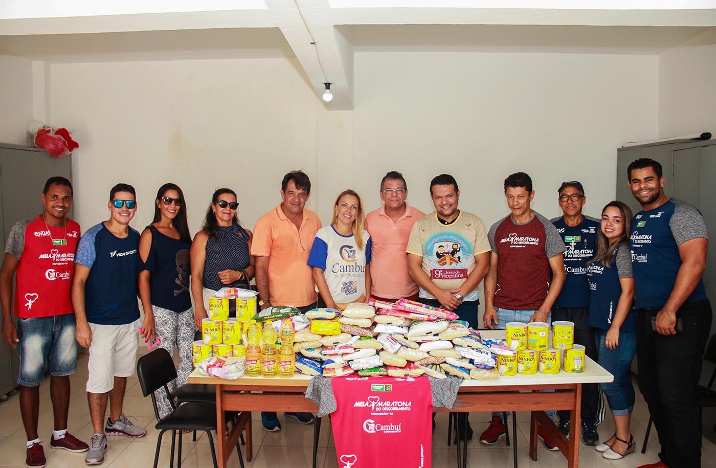 5 instituições são beneficiadas com a entrega de alimentos da Meia Maratona do Descobrimento em Porto Seguro 5 instituições são beneficiadas com a entrega de alimentos da Meia Maratona do Descobrimento em Porto Seguro