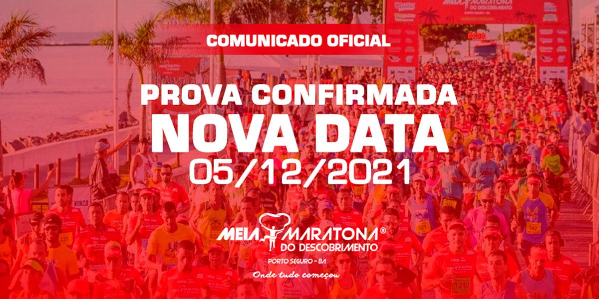 Meia Maratona do Descobrimento está confirmada para 05 de dezembro de 2021