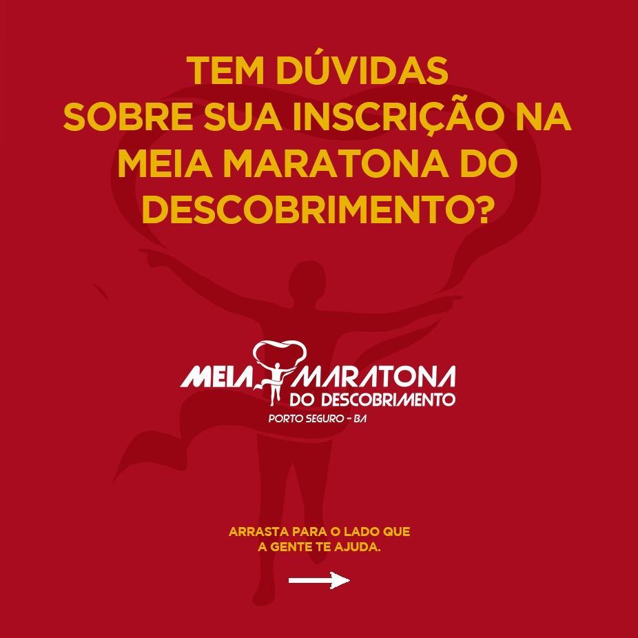 Tem dúvidas sobre sua inscrição na Meia Maratona do Descobrimento? 