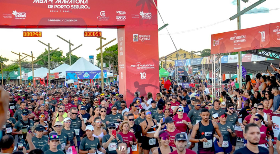 Recordes históricos marcam os 10 anos da Meia Maratona de Porto Seguro